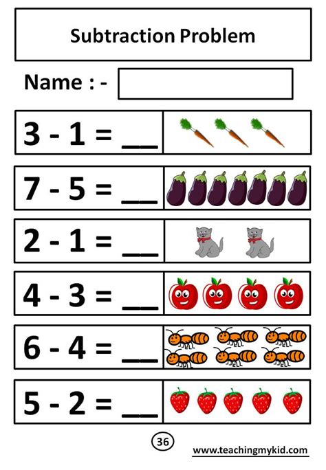 pictorial subtraction archives teaching  kid