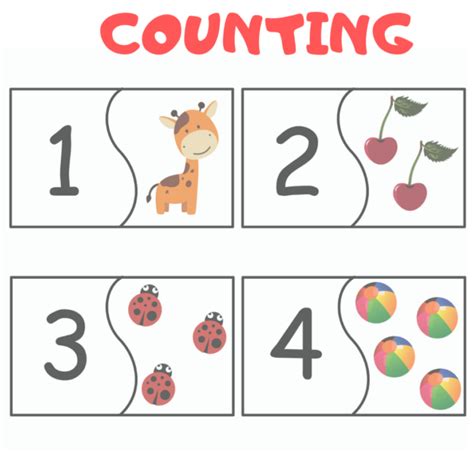 counting  piece puzzle learning math montessori activity