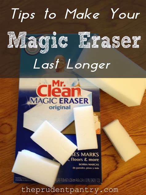 prudent pantry extend  life   magic eraser