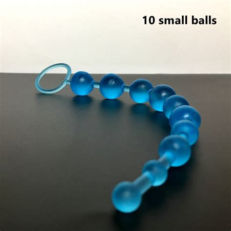 2022 new soft rubber anal plug beads long orgasm vagina clit pull ring