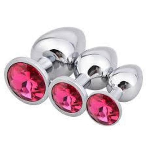 Anal Training Jewel Butt Plug Set Mature Etsy