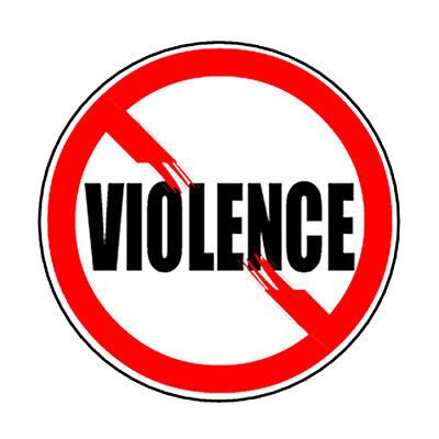 violence pinback button badge sign symbol stop anti war peace