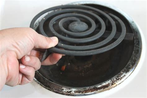 clean electric stove drip pans hunker