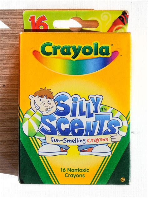 crayola silly scents colored pencils  crayons whats   box
