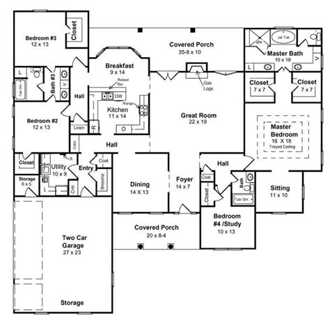 story house plans  walkout basement unique    floor house plans