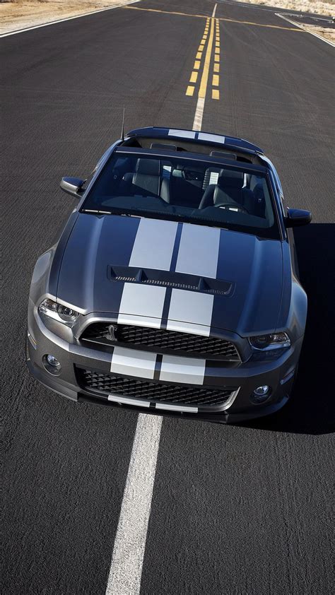 blue ford mustang shelby gt   htc  wallpapers