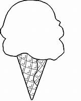 Ice Cream Coloring Cone Pages Printable Drawing Scoop Print Sundae Color Scoops Colouring Cute Line Pine Snow Cones Icecream Getcolorings sketch template