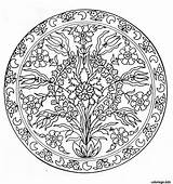 Mandala Coloriage sketch template
