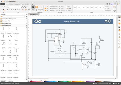 electrical diagram software edraw