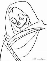 Death Coloring Pages Characters Printable sketch template