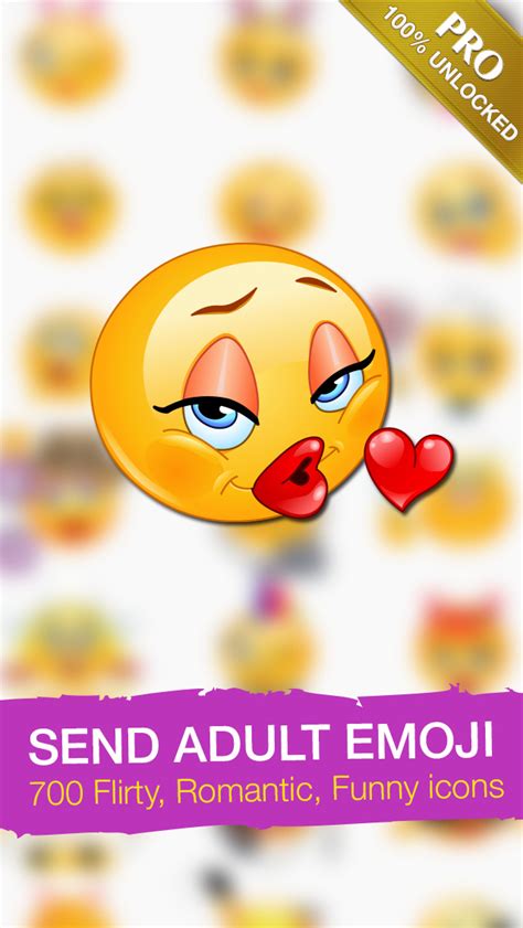 Adult Emoji Icons Pro Romantic Texting And Flirty Emoticons Message