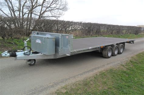 tri axle flatbed trailer graham edwards trailers