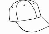 Baseball Coloring Cap Hat Pages Drawing Getdrawings Clipartmag Getcolorings sketch template