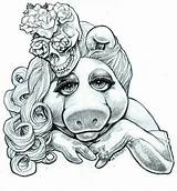 Piggy Kleurplaten Volwassenen sketch template