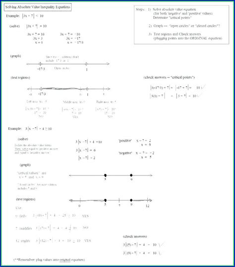 solving quadratic inequalities worksheet answer key worksheet resume