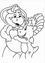 Barney Coloring Pages sketch template