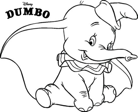 dumbo color pages