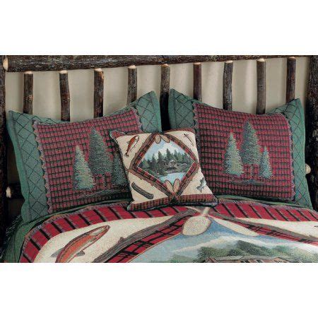 lake cabin tapestry rustic sham rustic bedding linens rusticcabindecor bed linen design