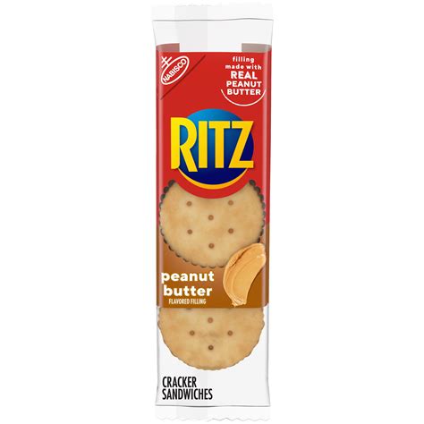 ritz peanut butter sandwich crackers  oz snack pack walmartcom