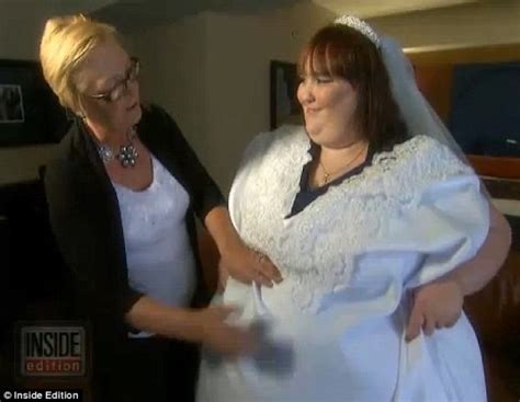 american suzanne emane become the fattest bride in the world