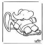 Babar Coloring Pages Kids Category sketch template