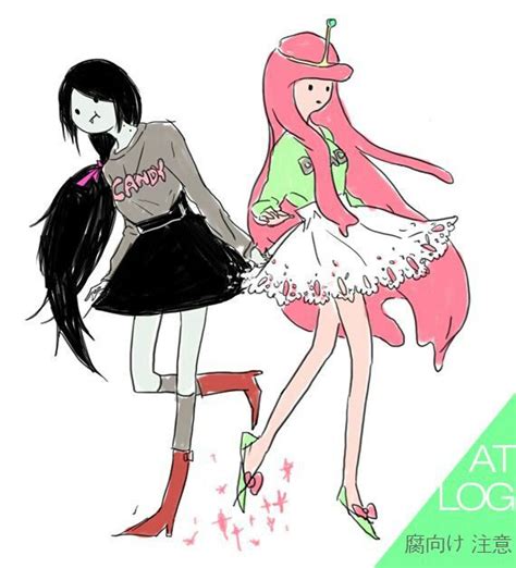 Stylish Marceline And Princess Bubblegum Adventure Time Pinterest