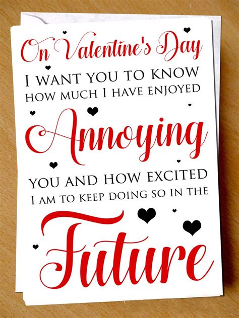 Funny Valentine S Day Card ~ Love Annoying You ~ Husband