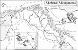 Map Mesopotamia Coloring Template sketch template
