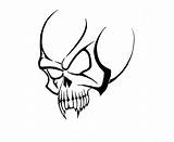 Skull Tattoos Designs Clipart Print sketch template