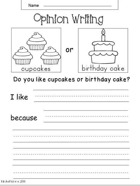 kindergarten writing worksheets kindermommacom