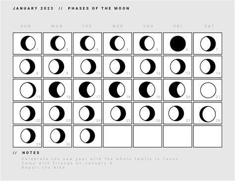 moon phase calendar printable printable calendar
