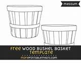 Basket Template Bushel Printable Wicker Printables Baskets Moreprintabletreats sketch template