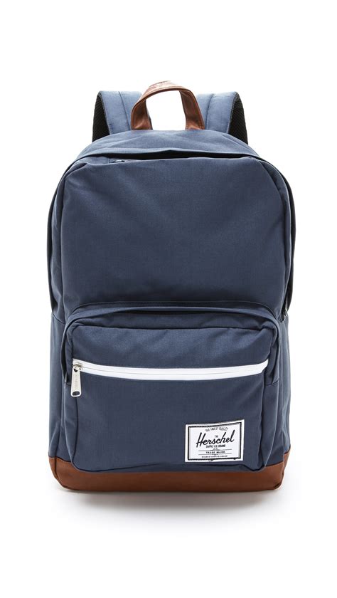 lyst herschel supply  pop quiz backpack  blue