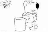 Brian Coloring Pages Griffin Family Guy Getdrawings Printable Getcolorings sketch template