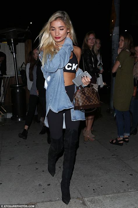pia mia flashes her cleavage in very risqué top while hitting up the