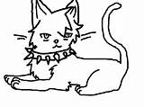 Coloring Pages Cat Warriors Warrior Cats Popular sketch template