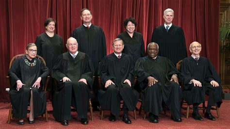 meet   sitting supreme court justices abc news