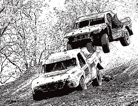 baja truck coloring pages