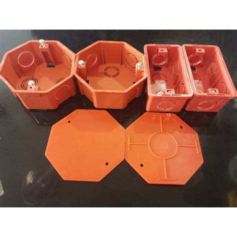 tlx pvc orange junction box utility box junction box cover  electrical shopee philippines