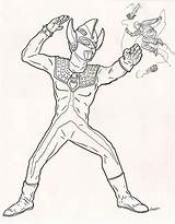 Ultraman Mewarnai Orb Shaolin Cowboy Darrow Geof sketch template