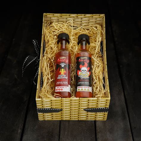 hot duo gift hamper  farradays tasty notonthehighstreetcom