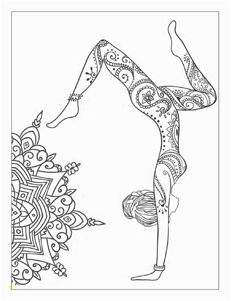 yoga poses coloring pages divyajanan