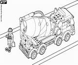 Lego City Truck Dessin Coloring Coloriage Worker Imprimer Colorier Printable sketch template