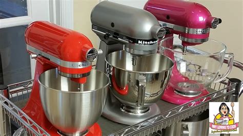 KitchenAid Tilt Head Stand Mixer Comparison ~ Artisan vs