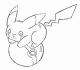Pikachu Pokeball Pickachu Bestappsforkids Coloriage Coloringhome Ninja Imprimer Poke Dessin Sur sketch template