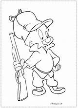 Elmer Fudd Coloring Pages Drawing Looney Tunes Characters Dinokids Drawings Yosemite Sam Printable Getcolorings Color Paintingvalley Popular Close sketch template