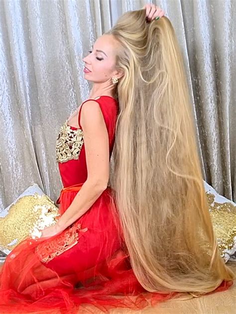 Video The Most Beautiful Blonde Floor Length Hair Realrapunzels