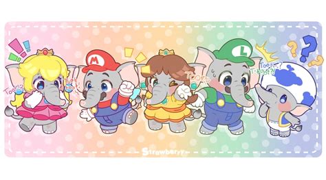 Princess Peach Mario Luigi Princess Daisy Toad And 6 More Mario