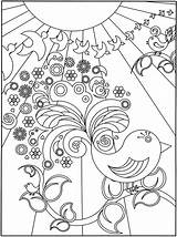 Coloring Pages Flower Power Printable Dover Book Publications Books Colouring Adults Welcome Flowers Adult Sheets Print Drawings Color Designs Doverpublications sketch template