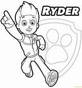 Patrol Paw Ryder Pages Chase Coloring sketch template